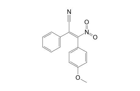 (Z)-3-(4-methoxyphenyl)-3-nitro-2-phenyl-2-propenenitrile