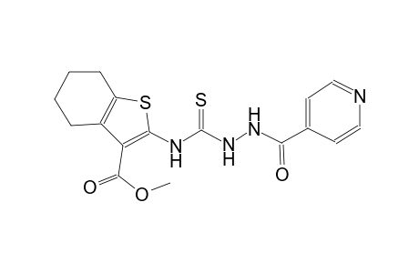 methyl 2-{[(2-isonicotinoylhydrazino)carbothioyl]amino}-4,5,6,7-tetrahydro-1-benzothiophene-3-carboxylate