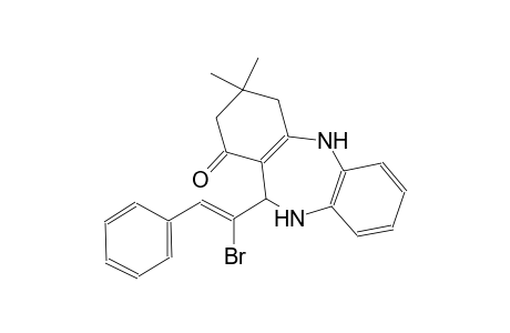 11-[(Z)-1-bromo-2-phenylethenyl]-3,3-dimethyl-2,3,4,5,10,11-hexahydro-1H-dibenzo[b,e][1,4]diazepin-1-one