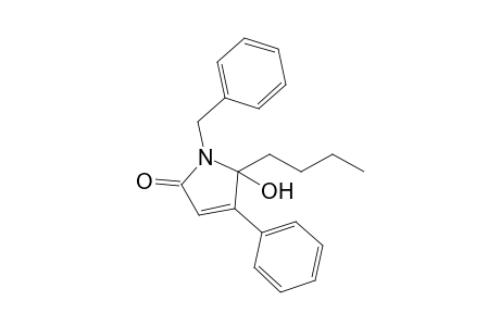 1-benzyl-5-butyl-5-hydroxy-4-phenyl-3-pyrrolin-2-one