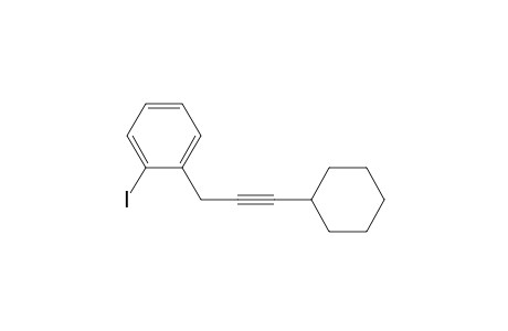 Benzene, 1-(3-cyclohexyl-2-propynyl)-2-iodo-