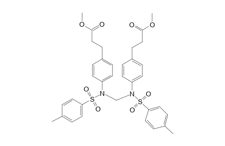 Dimethyl methylenebis(N-tosylimino-p-phenyleneethylenecarboxylate)