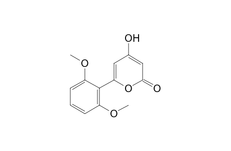 4-Hydroxy-6-(2,6-dimethoxyphenyl)-2-pyranone