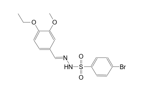 4-bromo-N'-[(E)-(4-ethoxy-3-methoxyphenyl)methylidene]benzenesulfonohydrazide