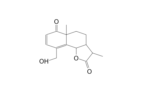 1-Oxo-15-hydroxy-eudesma-2,4-dien-11bH-12,6a-olide