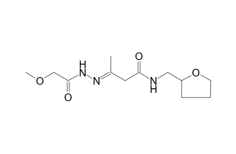 (3E)-3-[(Methoxyacetyl)hydrazono]-N-(tetrahydro-2-furanylmethyl)butanamide