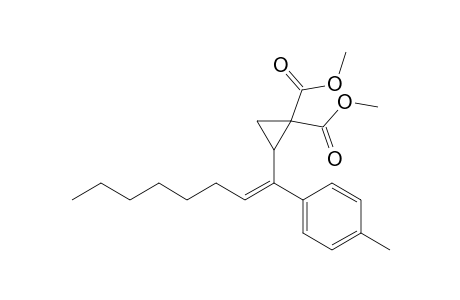 1,1-Bis(methoxycarbonyl)-2-[1'-(4''-methylphenyl)oct-1'-enyl]cyclopropane