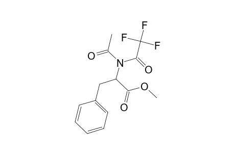 Alanine, N-acetyl-3-phenyl-N-(trifluoroacetyl)-, methyl ester, L-