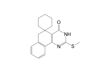2-(methylsulfanyl)-4,6-dihydro-3H-spiro[benzo[h]quinoline-5,1'-cyclohexan]-4-one