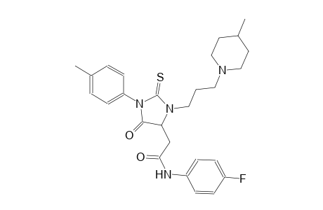 4-imidazolidineacetamide, N-(4-fluorophenyl)-1-(4-methylphenyl)-3-[3-(4-methyl-1-piperidinyl)propyl]-5-oxo-2-thioxo-