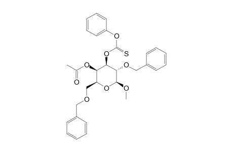 METHYL-4-O-ACETYL-2,6-DI-O-BENZYL-3-O-PHENOXYTHIOCARBONYL-BETA-D-GALACTOPYRANOSIDE