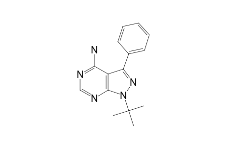 4-AMINO-1-TERT.-BUTYL-3-PHENYLPYRAZOLO-[3,4-D]-PYRIMIDINE