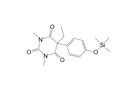 2,4,6(1H,3H,5H)-Pyrimidinetrione, 5-ethyl-1,3-dimethyl-5-[4-[(trimethylsilyl)oxy]phenyl]-