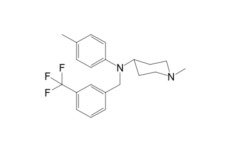 1-Methyl-N-(3-trifluoromethylphenyl)-N-(4-methylphenyl)piperidin-4-amine