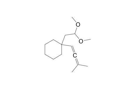 Cyclohexane, 1-(2,2-dimethoxyethyl)-1-(3-methyl-1,2-butadienyl)-