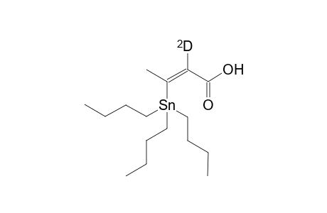 (E)-3-(Tributylstannyl)[2-2H]but-2-enoic acid