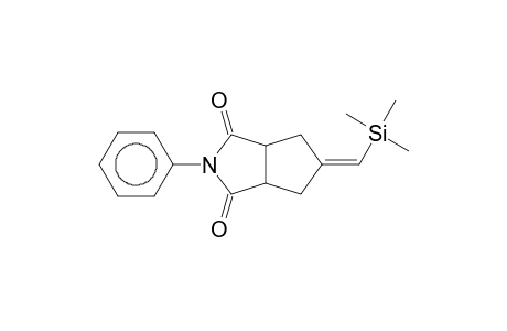 2-Phenyl-5-(trimethylsilylmethylene)-3a,4,6,6a-tetrahydrocyclopenta[c]pyrrole-1,3-dione