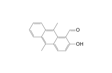 2-Hydroxy-9,10-dimethyl-1-anthracenecarboxaldehyde