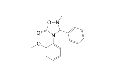 4-(2-METHOXYPHENYL)-2-METHYL-3-PHENYL-1,2,4-OXADIAZOLIDINONE
