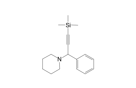 1-(1-phenyl-3-(trimethylsilyl)prop-2-yn-1-yl)piperidine
