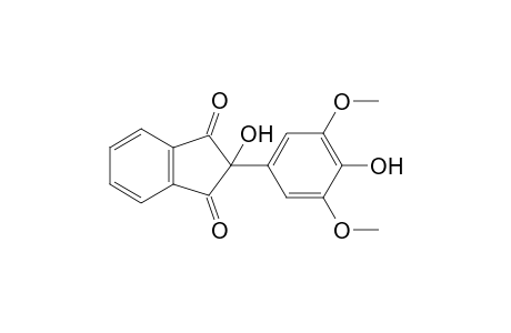 2-(3,5-dimethoxy-4-hydroxyphenyl)-2-hydroxy-1,3-indandione