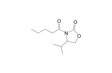 3-(1-oxopentyl)-4-propan-2-yl-2-oxazolidinone