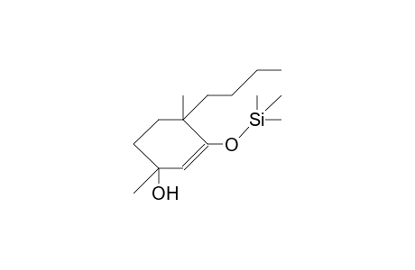 6a-Butyl-3b-hydroxy-3a,6b-dimethyl-1-trimethylsiloxy-1-cyclohexene