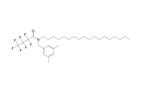 Heptafluorobutyramide, N-(3,5-dimethylbenzyl)-N-octadecyl-