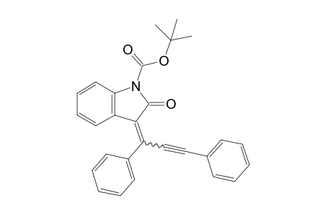 tert-Butyl 3-(1,3-diphenylprop-2-ynylidene)-2-oxoindoline-1-carboxylate