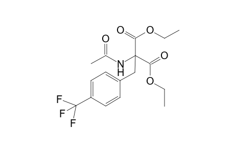 Diethyl .alpha.-acetamodo-.alpha.-(4-trifluoromethylbenzyl)malonate