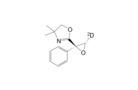 (1R*,2S*)-2-Deuterio-1-(4,4-dimethyl-2-oxazolin-2-yl)-1-phenylepoxyethane