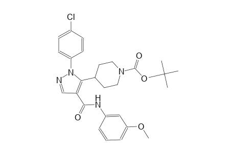 1-piperidinecarboxylic acid, 4-[1-(4-chlorophenyl)-4-[[(3-methoxyphenyl)amino]carbonyl]-1H-pyrazol-5-yl]-, 1,1-dimethylethyl ester