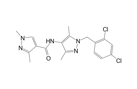 N-[1-(2,4-dichlorobenzyl)-3,5-dimethyl-1H-pyrazol-4-yl]-1,3-dimethyl-1H-pyrazole-4-carboxamide