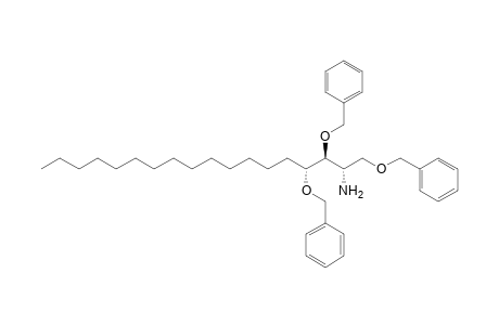 (2S,3S,4R)-1,3,4-tribenzyloxyoctadecan-2-amine