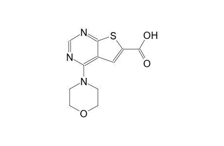 thieno[2,3-d]pyrimidine-6-carboxylic acid, 4-(4-morpholinyl)-