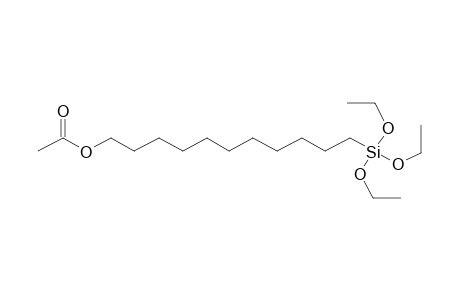 Acetic acid, 11-(triethoxysilyl)undecyl ester