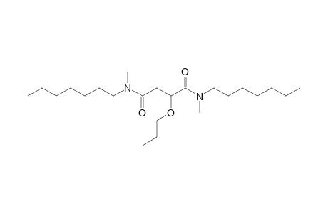N1,N4-Diheptyl-N1,N4-dimethyl-2-propoxysuccinamide