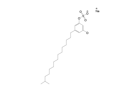 PANOSIALIN-WC;5-(14-METHYLPENTADECYL)-1,3-BENZENEDIOL-1-(SODIUM-SULFATE)