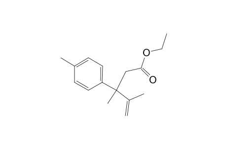 Ethyl 3,4-Dimethyl-3-(4-methylphenyl)pent-4-enoate