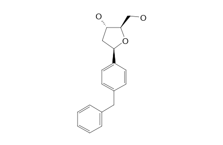 1-BETA-(4-BENZYLPHENYL)-1,2-DIDEOXY-D-RIBOFURANOSIDE