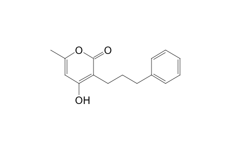 4-Hydroxy-6-methyl-3-(3-phenylpropyl)-2-pyrone