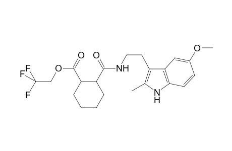 Cyclohexanecarboxylic acid, 2-[[[2-(5-methoxy-2-methyl-1H-indol-3-yl)ethyl]amino]carbonyl]-, 2,2,2-trifluoroethyl ester