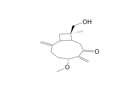 (1S,5S,9R,11S)-5-METHOXY-12-HYDROXYCARYOPHYLLA-2(15),6(14)-DIEN-7-ONE