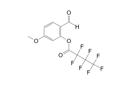 2-Hydroxy-4-methoxybenzaldehyde, heptafluorobutyrate