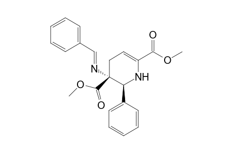 Dimethyl (5R,6S)-5-benzylideneamino-1,4,5,6-tetrahydro-6-phenyl-2,5-pyridinedicarboxylate