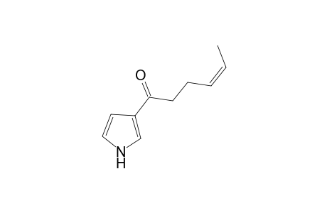 3-((Z)-4-Hexanoyl)pyrrole