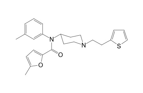 5-Methyl-N-(3-methylphenyl)-N-(1-[2-(thiophen-2-yl)ethyl]-piperidin-4-yl)furan-2-carboxamide