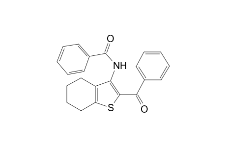 Benzamide, N-(4,5,6,7-tetrahydro-2-benzoylbenzothiophen-3-yl)-