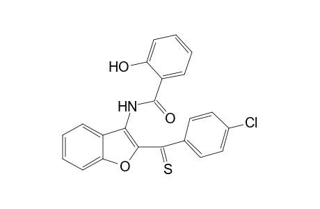 N-[2-(4-Chlorothiobenzoyl)benzo[b]furan-3-y]-2-hydroxybenzamide