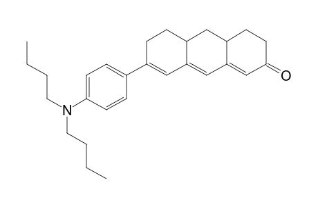 7-(4-N,N-Di-n-butylaminophenyl)-2,3,4,4a,5,6,10,10a-octahydroanthracene-2-one